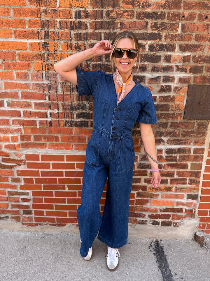 Sutton Denim Jumpsuit