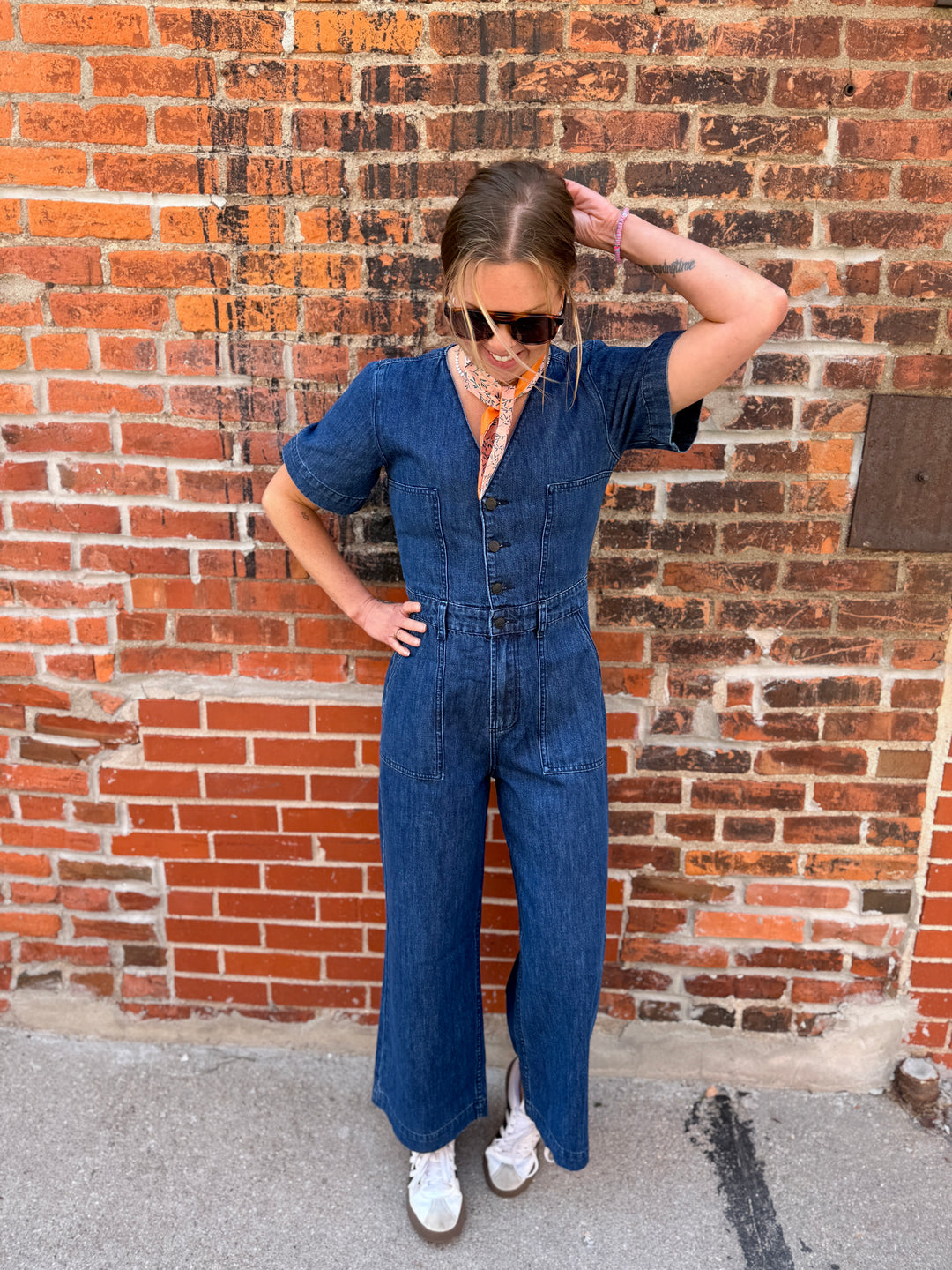Sutton Denim Jumpsuit
