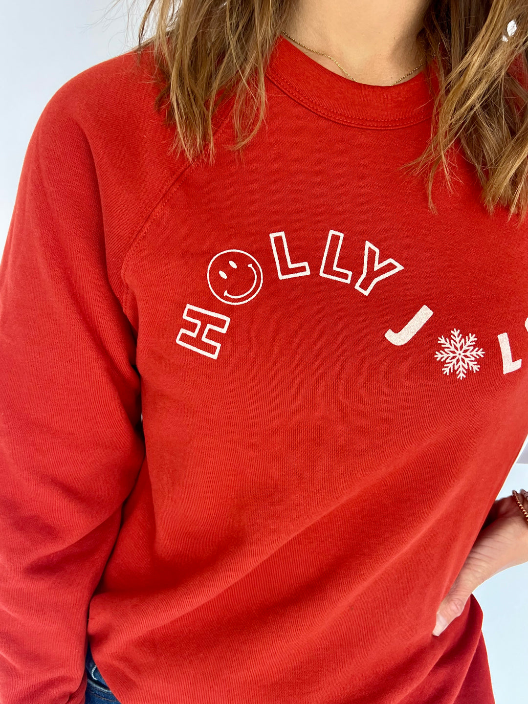 Holly Jolly Sweater Brick