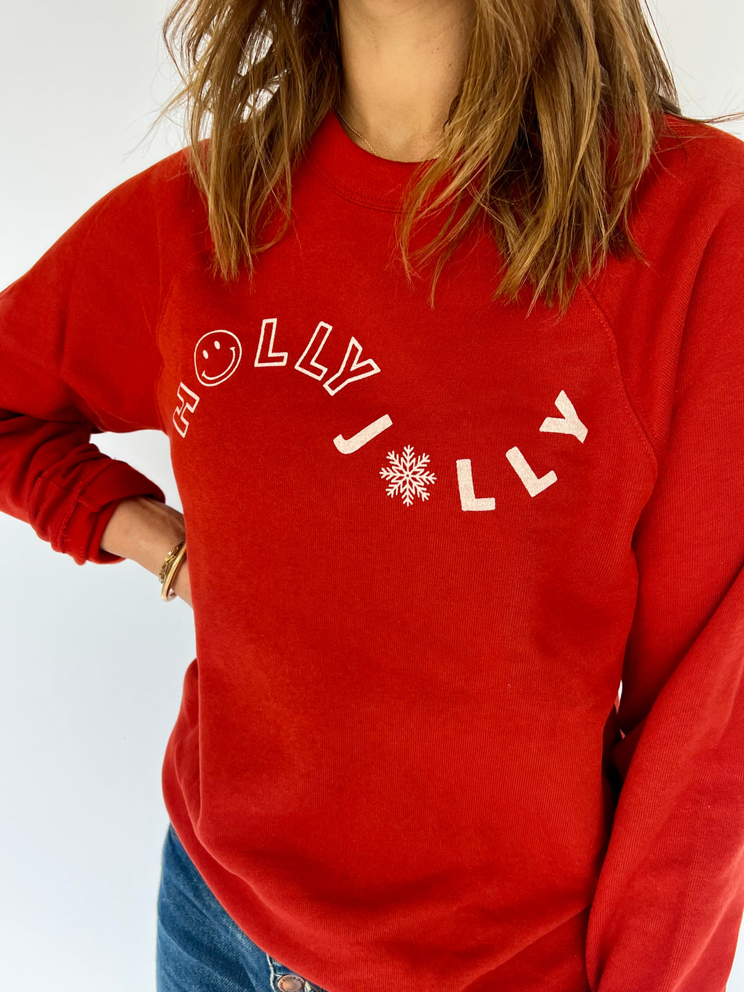 Holly Jolly Sweater Brick