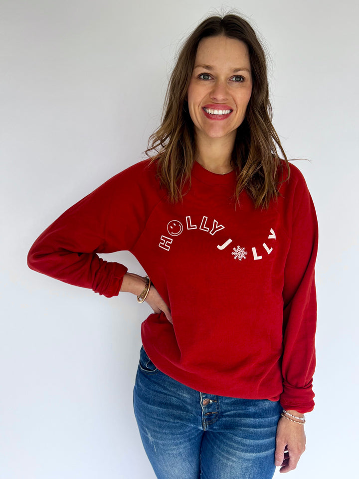 Holly Jolly Sweater Brick