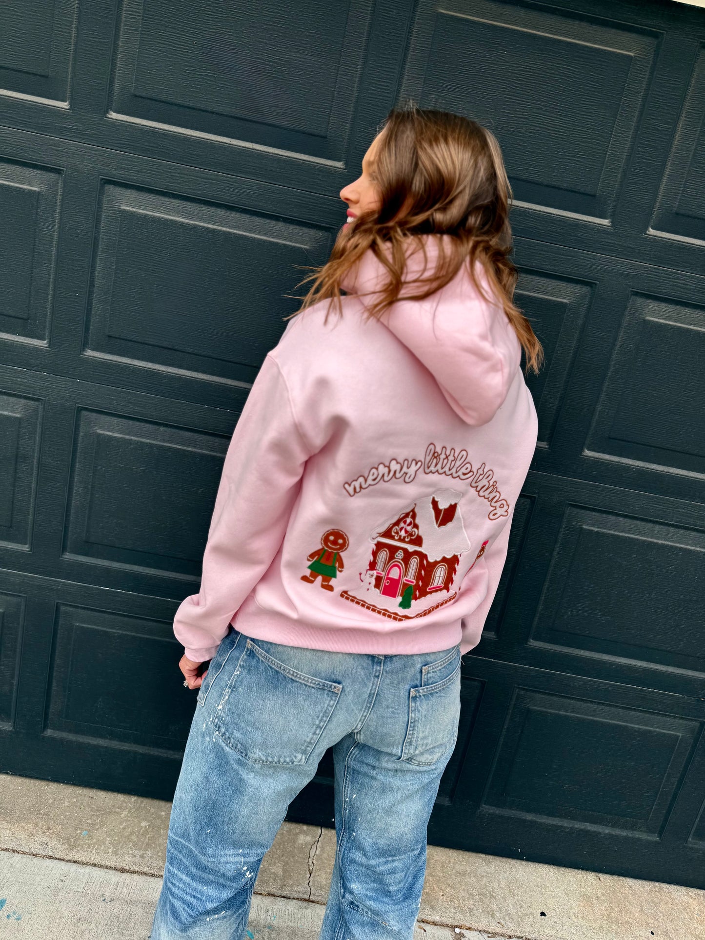 Merry Little Thing Gingerbread Hoodie