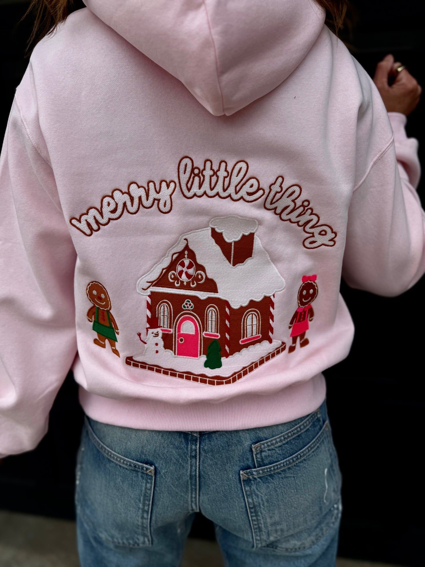 Merry Little Thing Gingerbread Hoodie