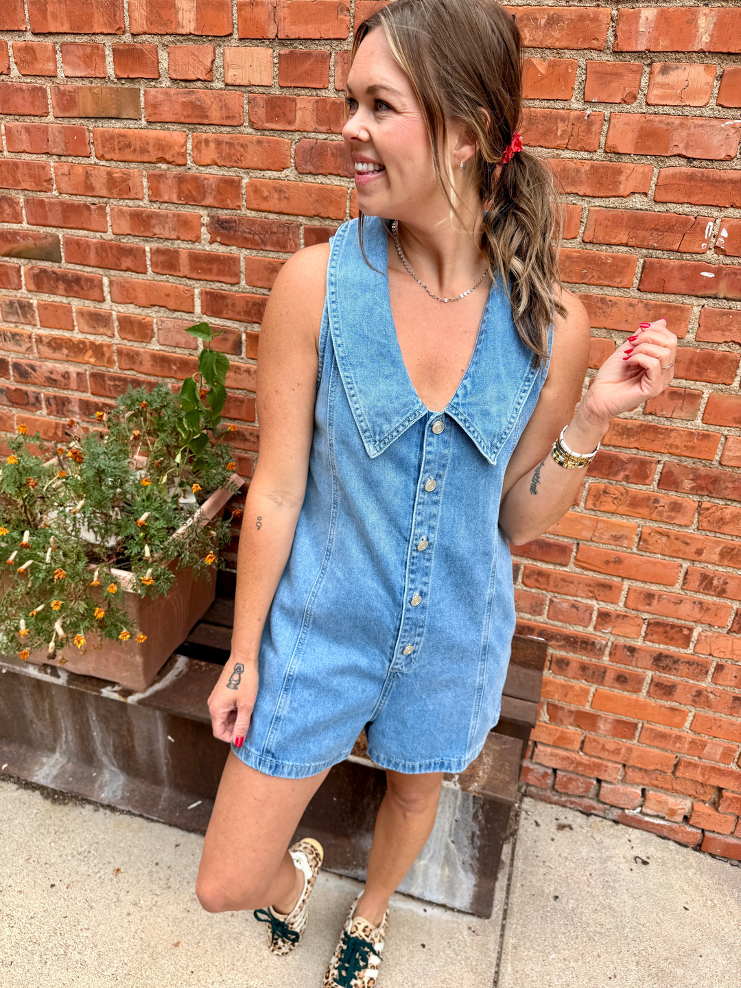 Brooklyn Denim Romper