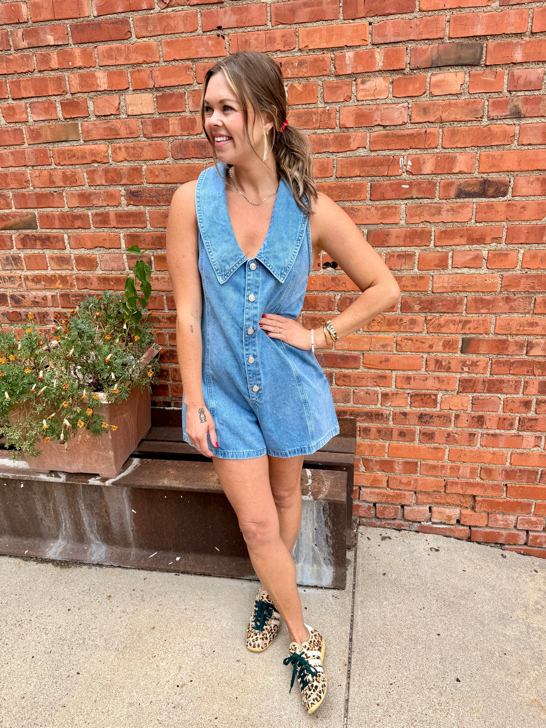 Brooklyn Denim Romper