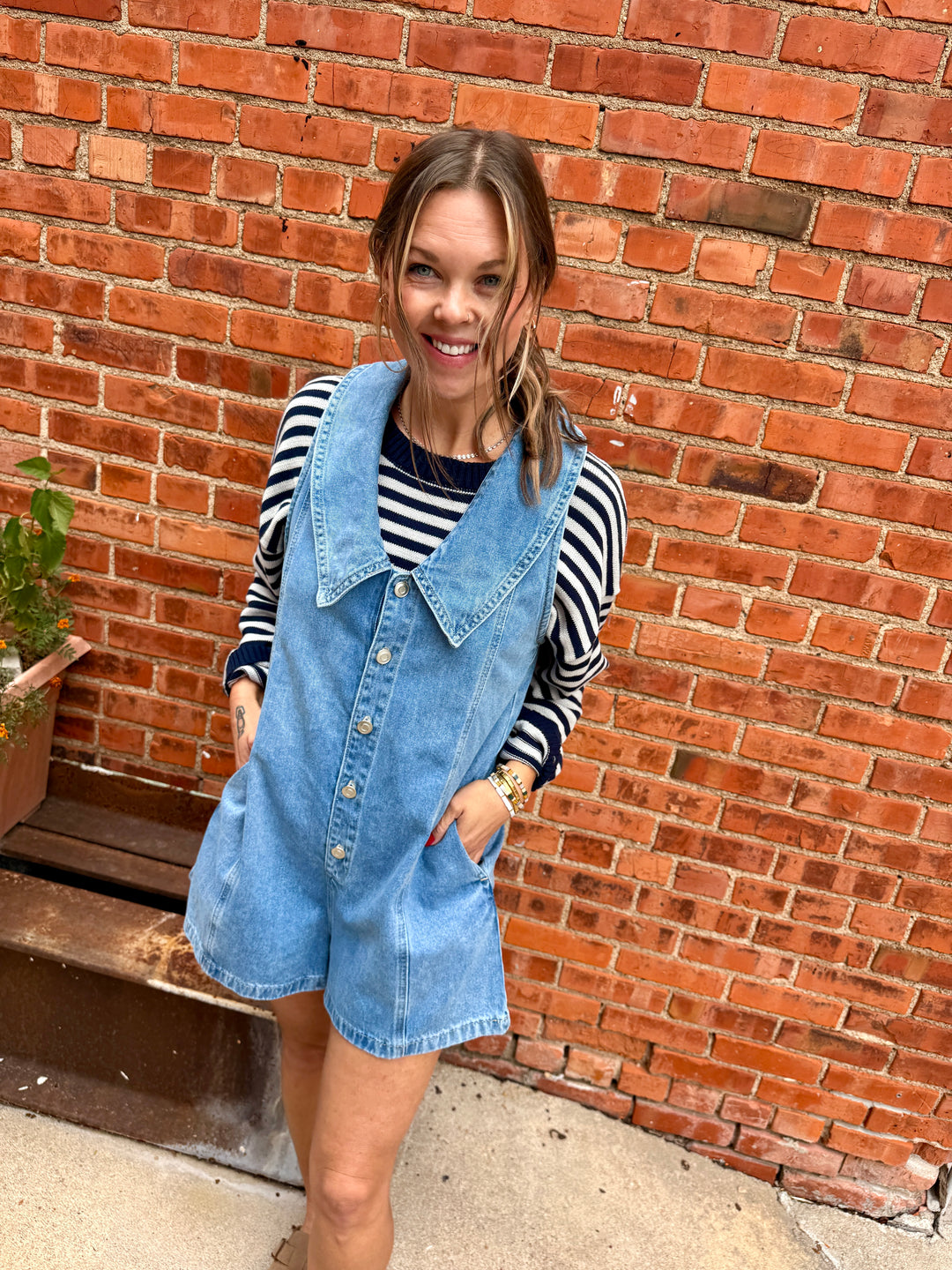 Brooklyn Denim Romper