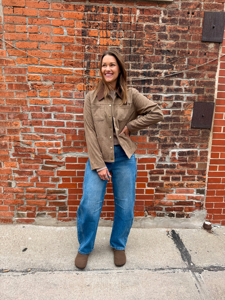 Evelyn Corduroy Barn Jacket