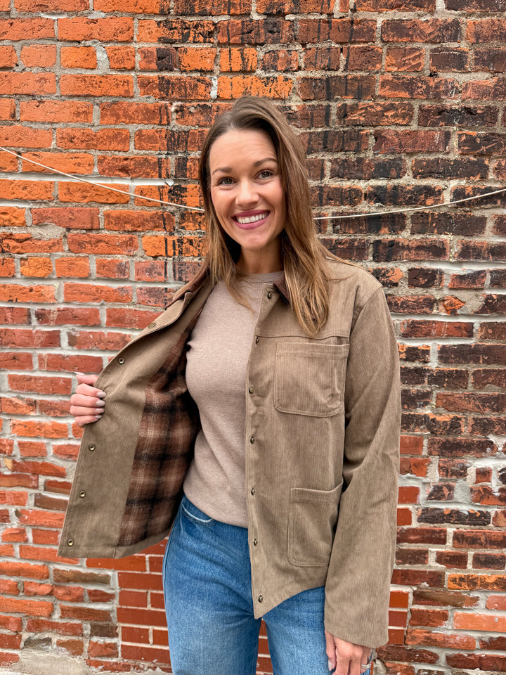 Evelyn Corduroy Barn Jacket