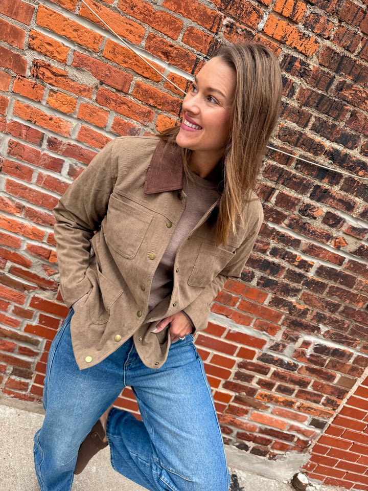 Evelyn Corduroy Barn Jacket