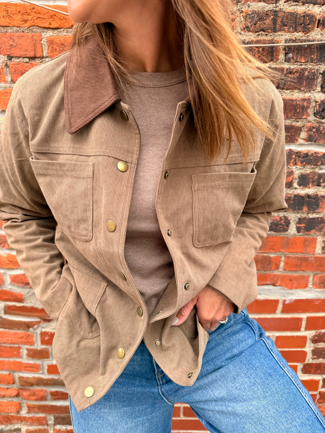 Evelyn Corduroy Barn Jacket