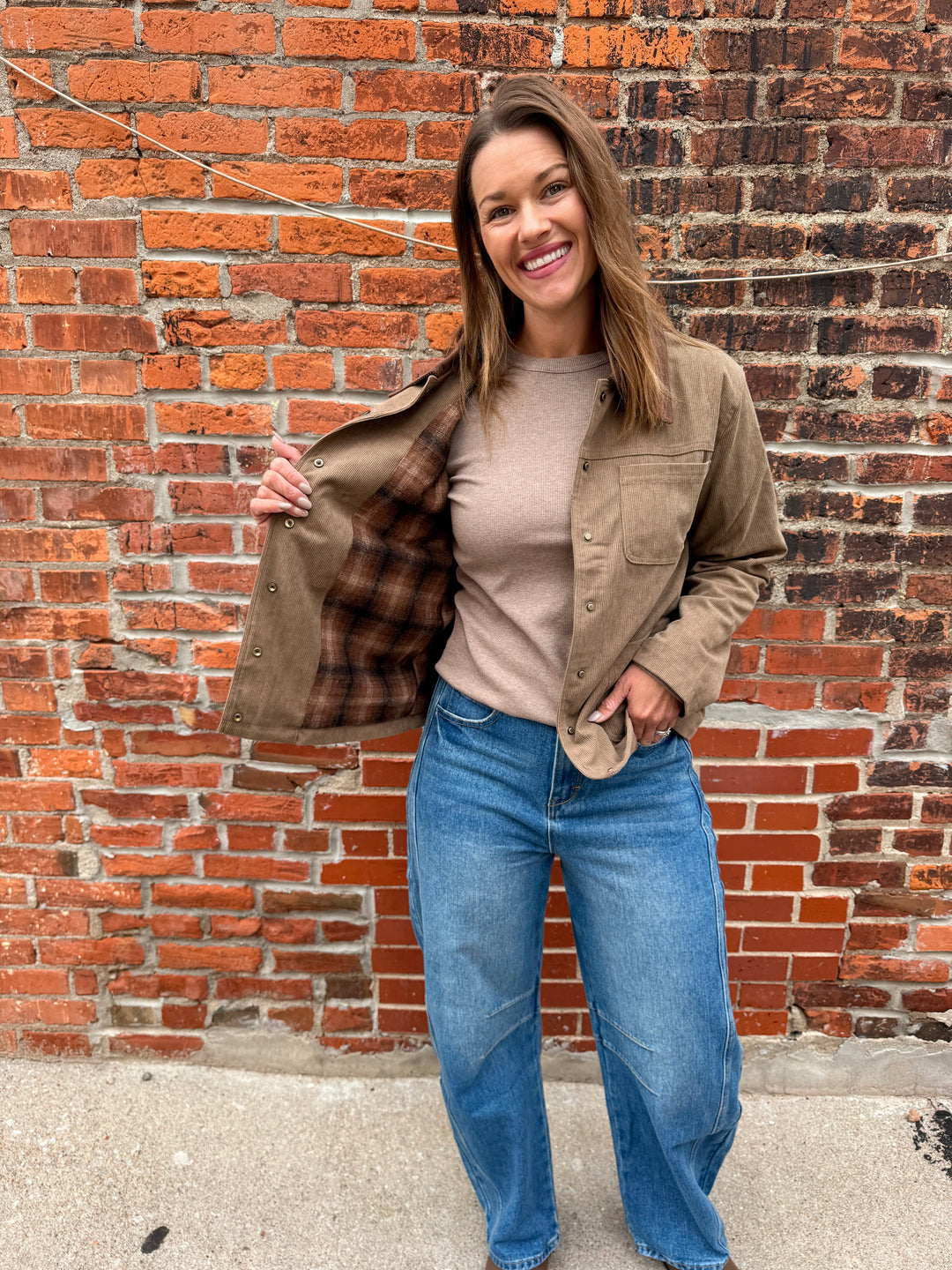 Evelyn Corduroy Barn Jacket