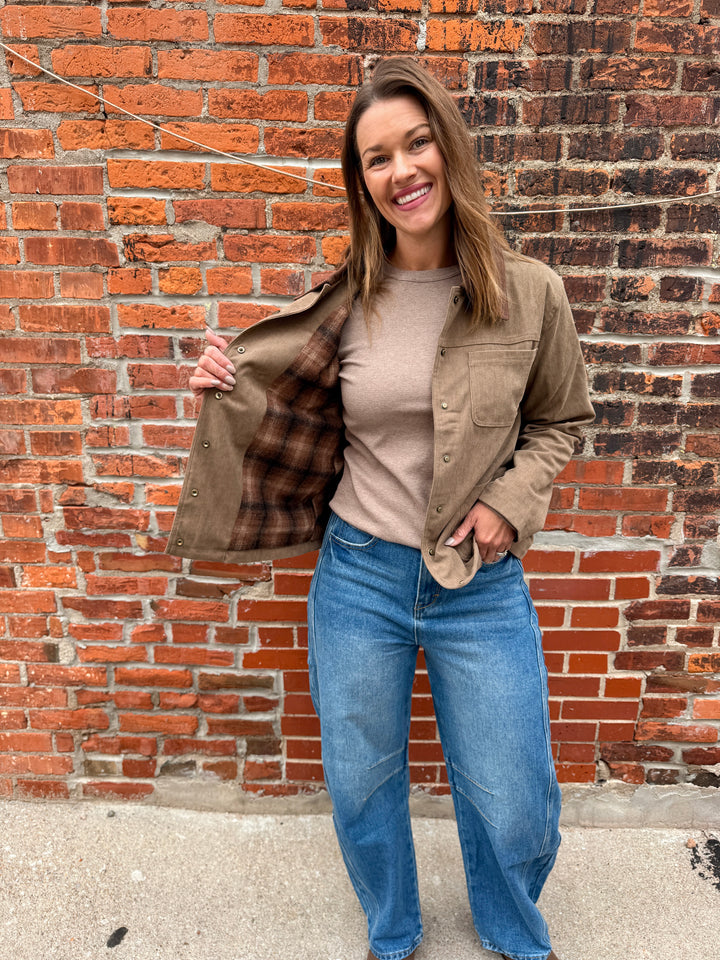 Evelyn Corduroy Barn Jacket