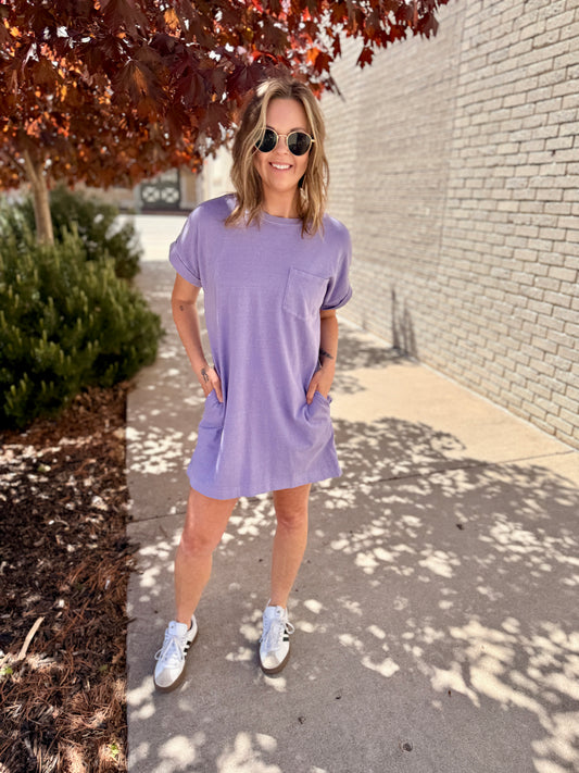 The Desert Dusk T-Shirt Dress