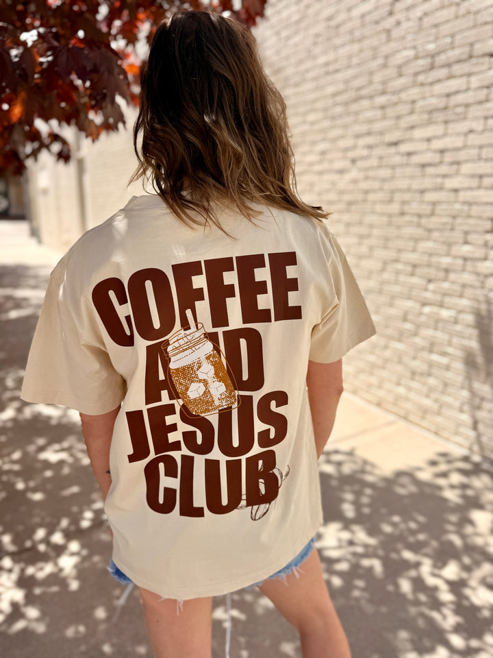 Coffee &amp; Jesus Club Tee