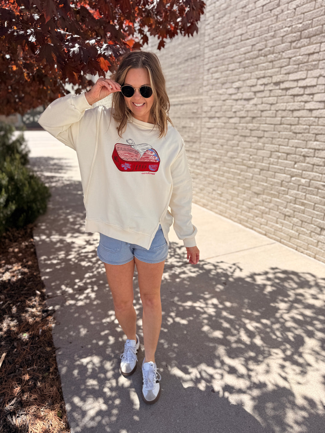 Vintage Chill Acid Washed Knit Shorts