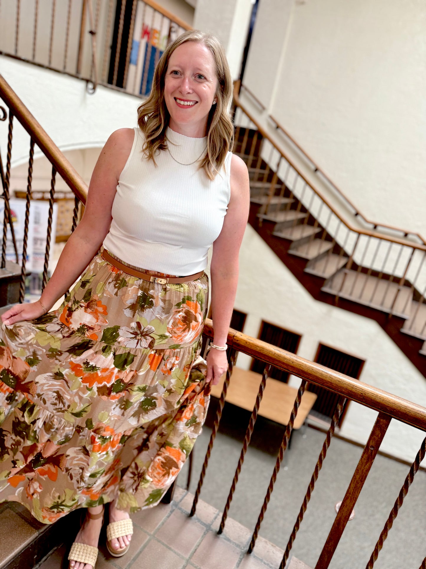 Autumn Meadow Tiered Skirt