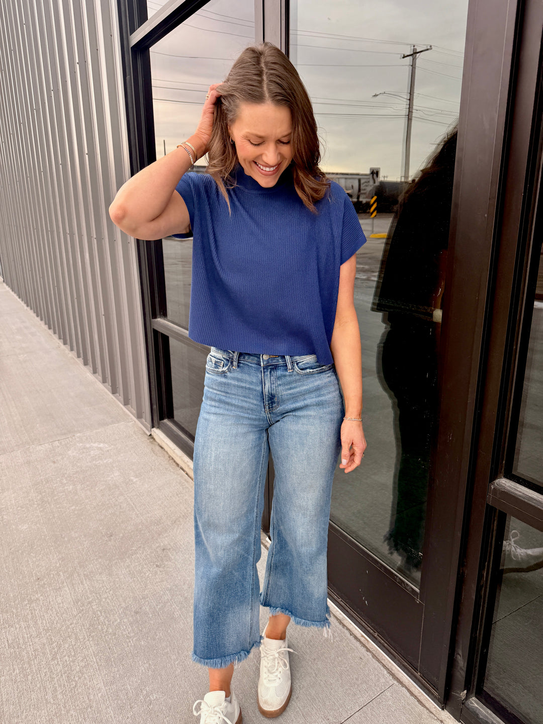The Parker Sweater - Navy