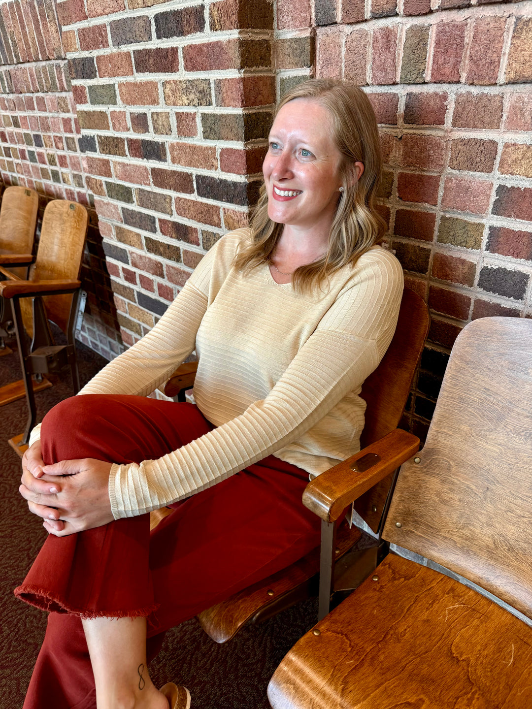 Oatline Pintuck Pullover