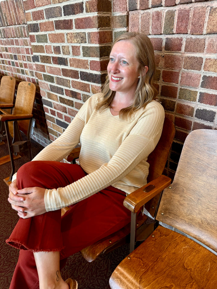 Oatline Pintuck Pullover