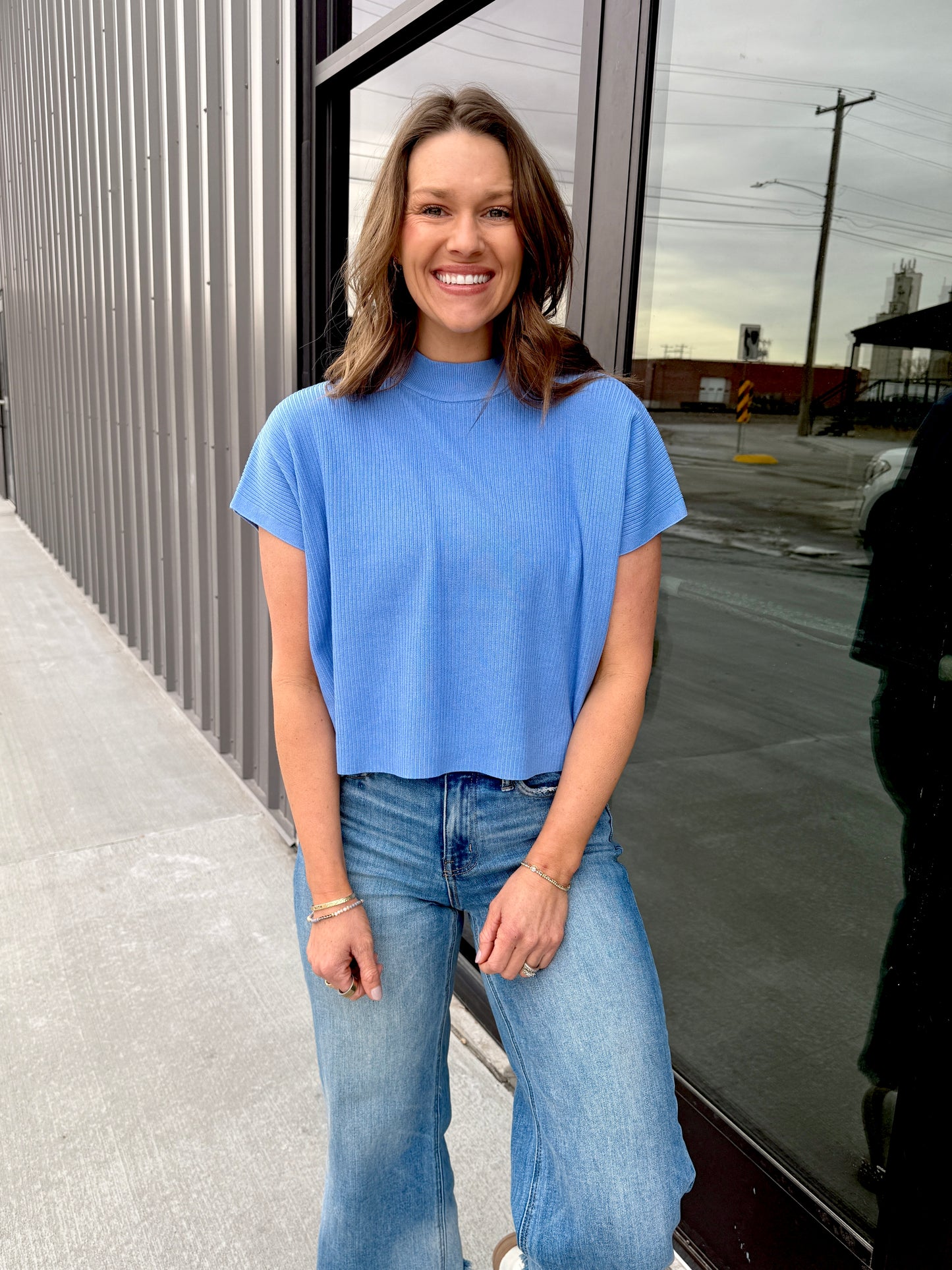 The Parker Sweater - Blue