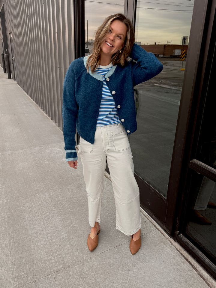 The Maeve Two-Tone Cardigan