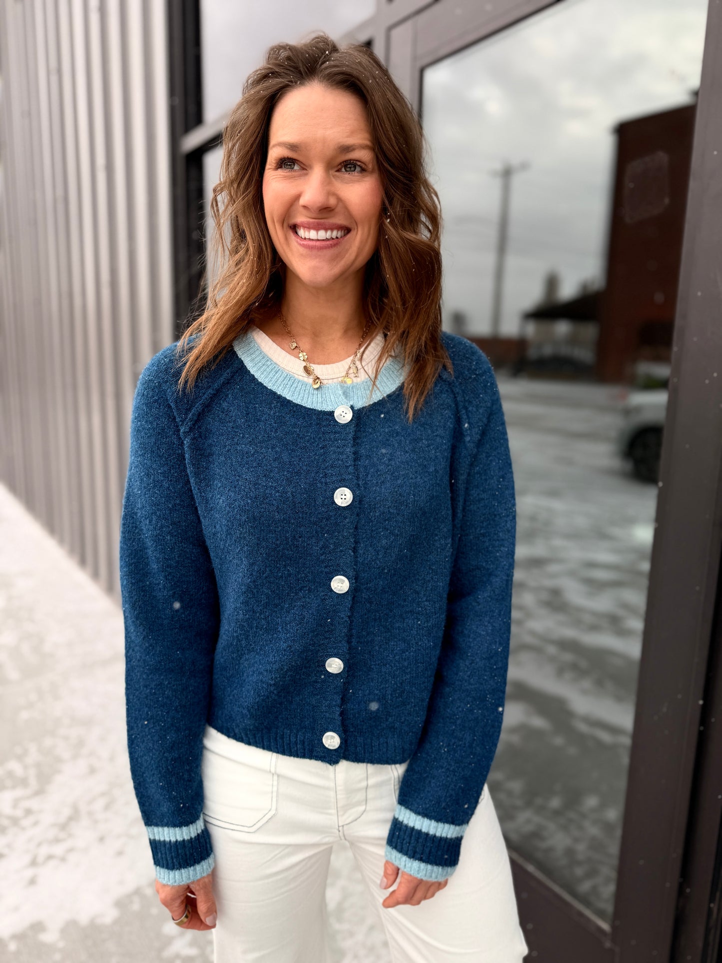 The Maeve Two-Tone Cardigan