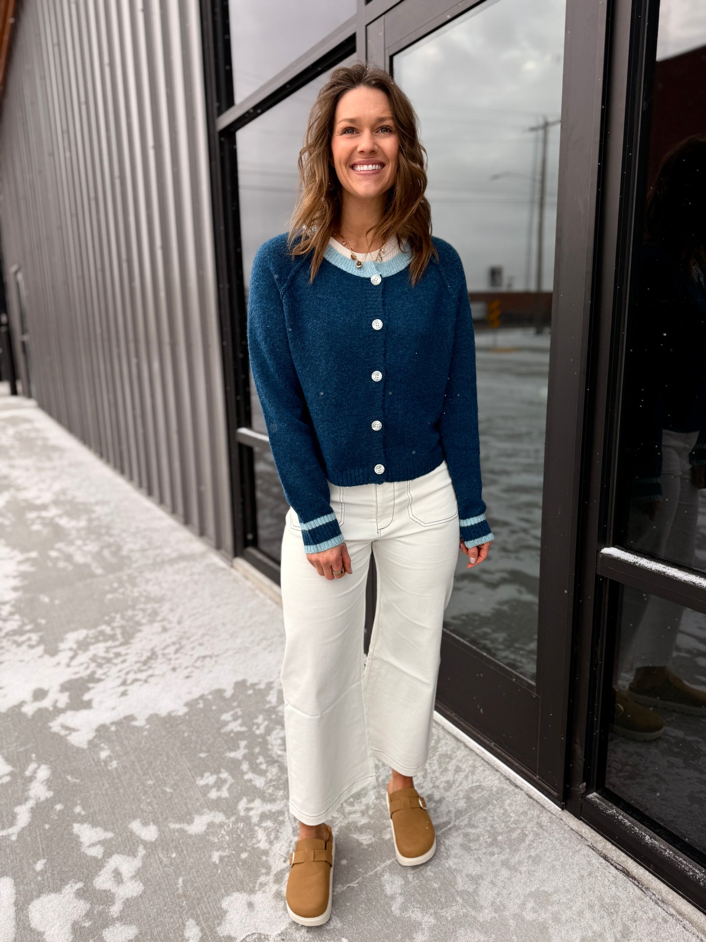 The Maeve Two-Tone Cardigan