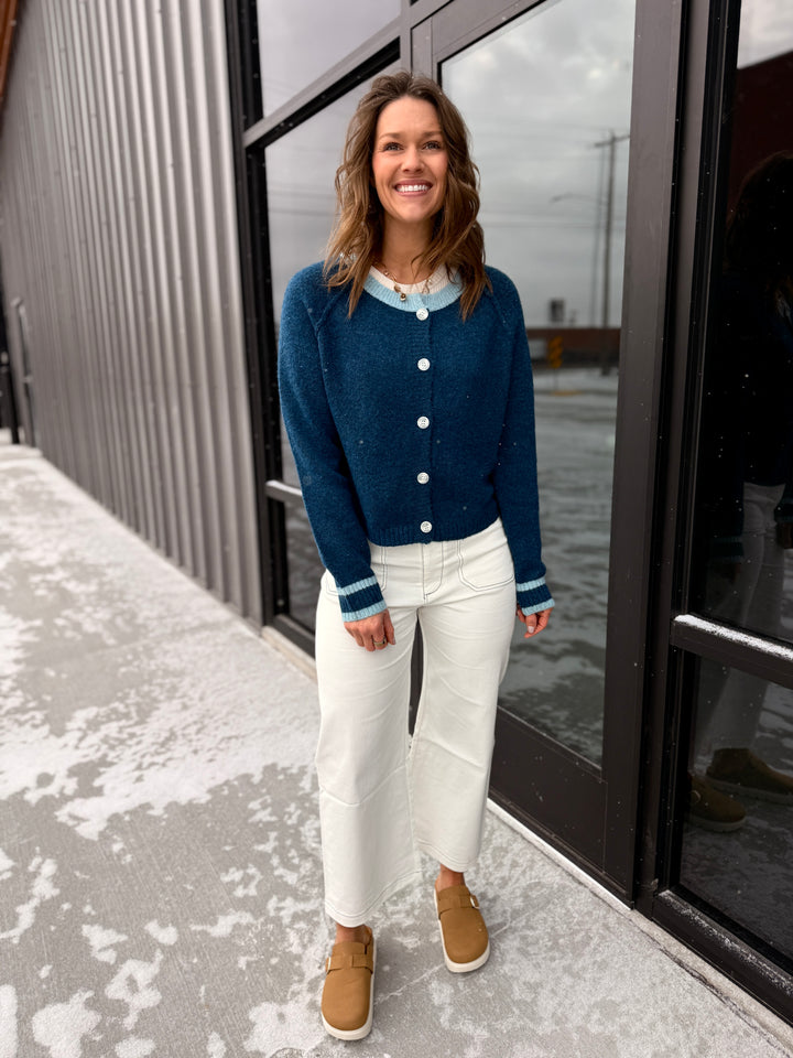 The Maeve Two-Tone Cardigan