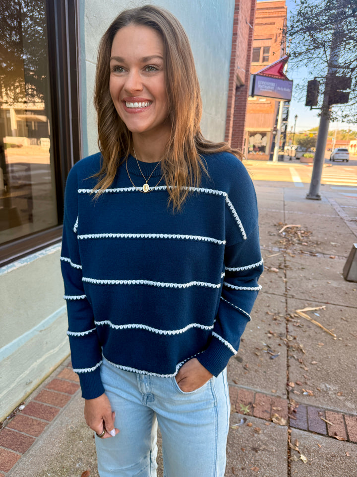 Mary Teal Sweater