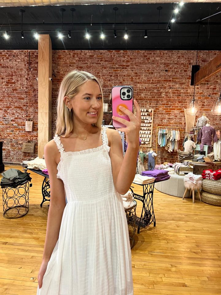 White Stripe Dress