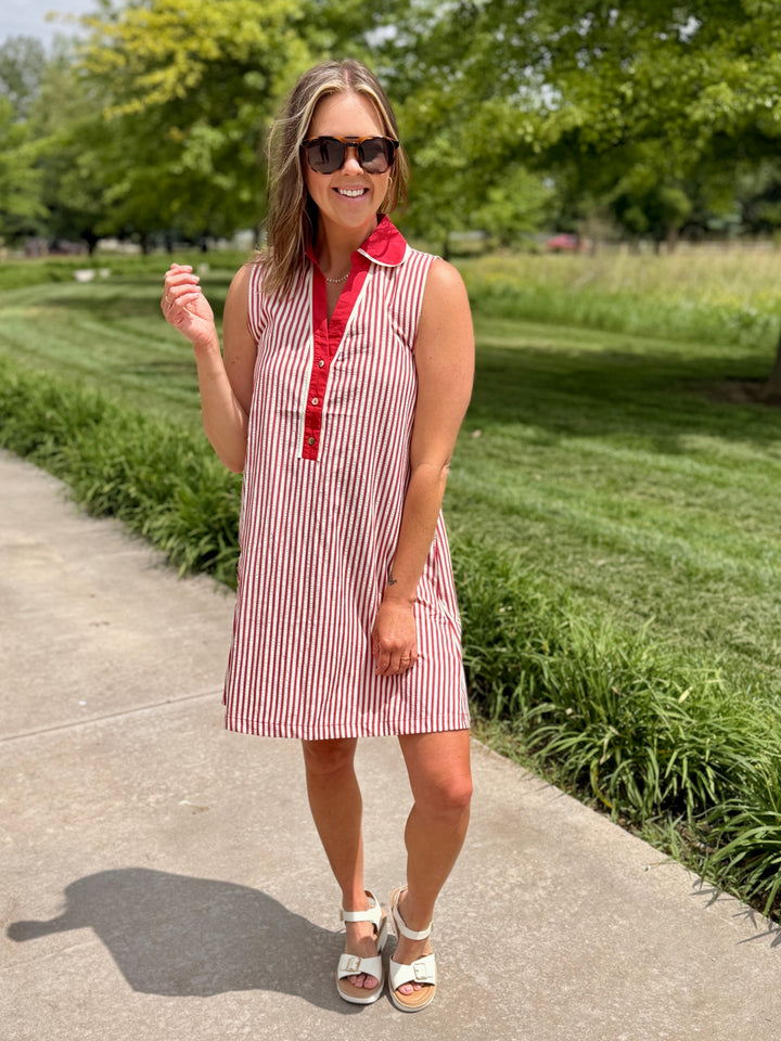 Winnie Dress - Red
