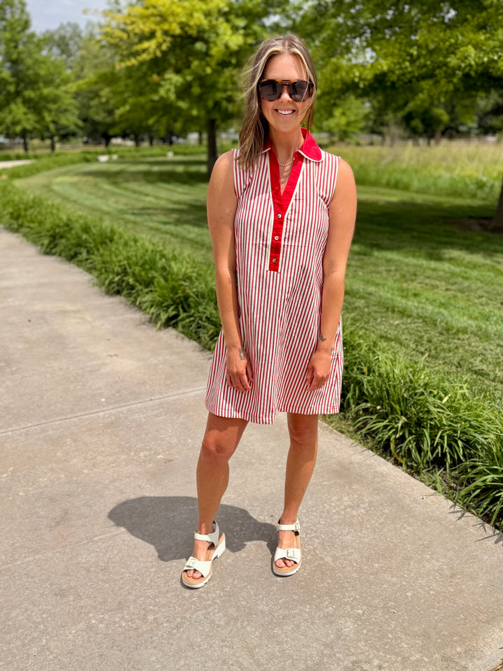 Winnie Dress - Red