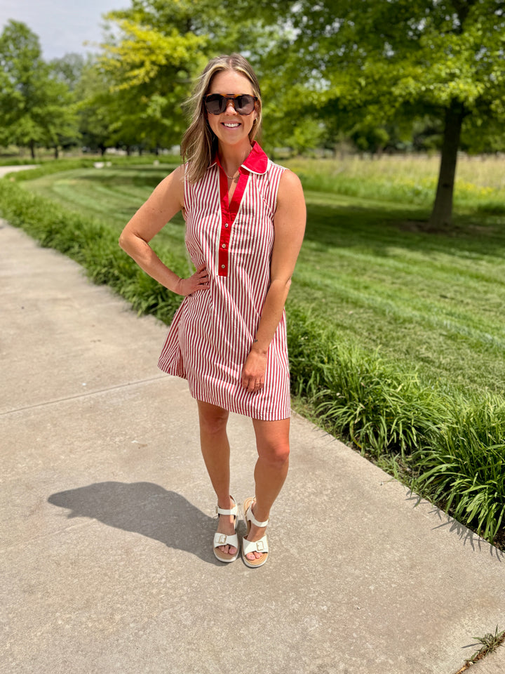 Winnie Dress - Red