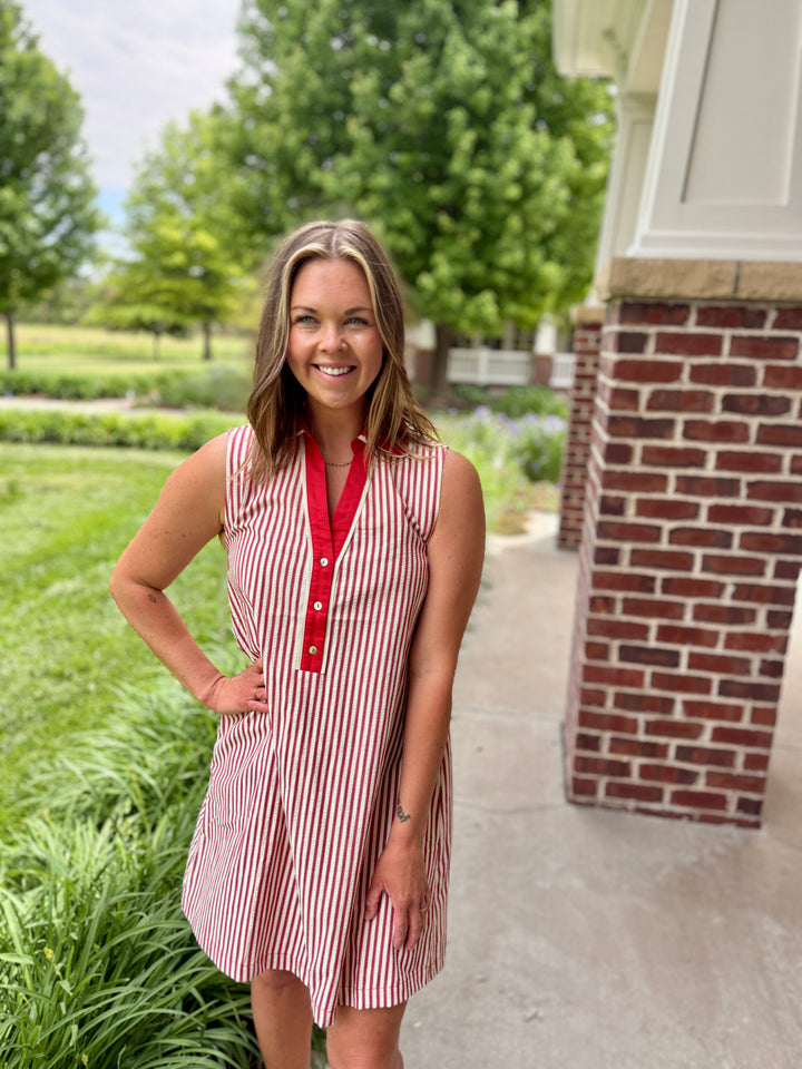 Winnie Dress - Red