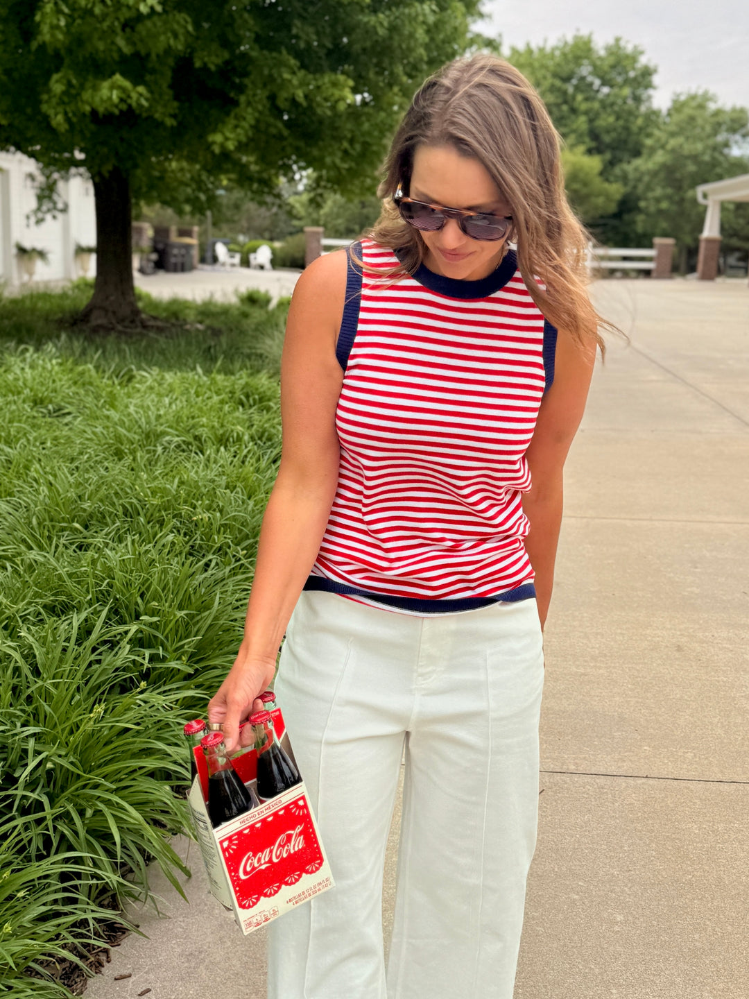 Elijah Tank - Red Stripe