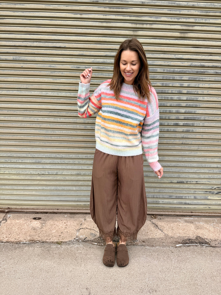 The Prism Stripe Cozy Pullover