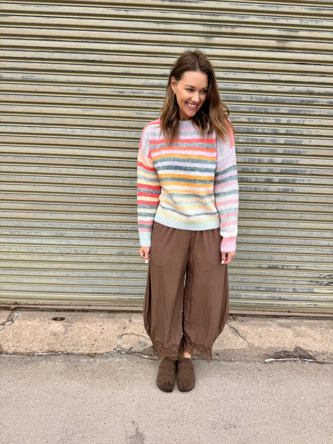 The Prism Stripe Cozy Pullover