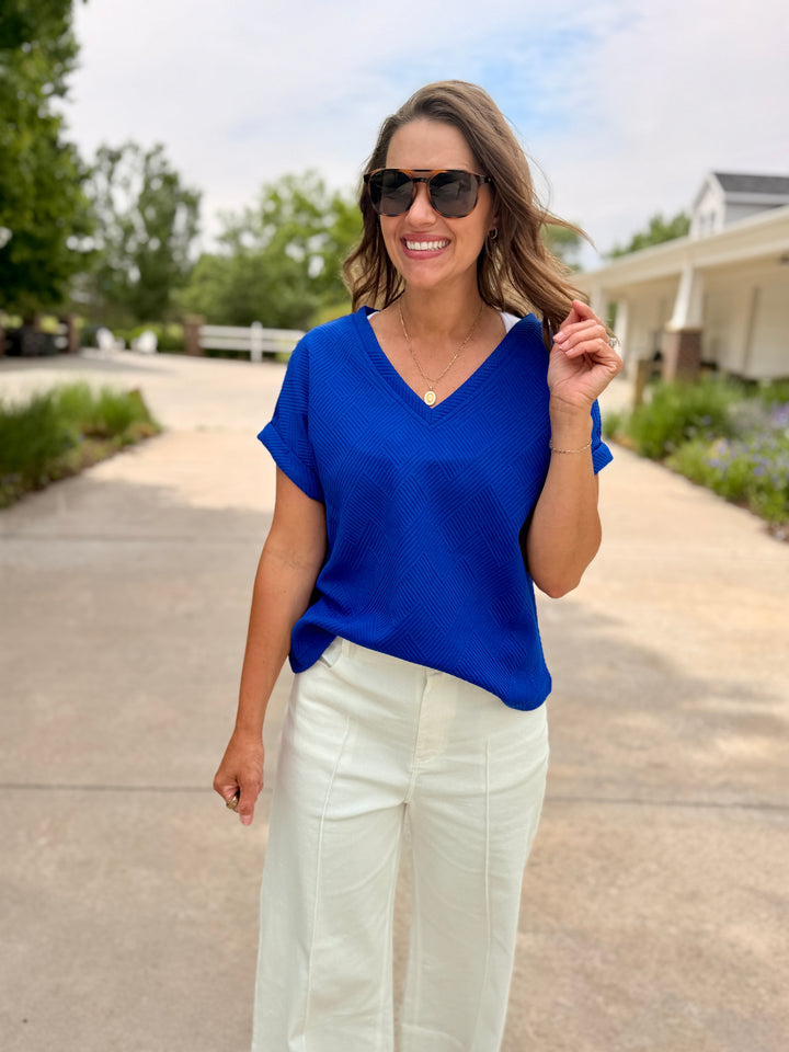 Sadie Top - Blue