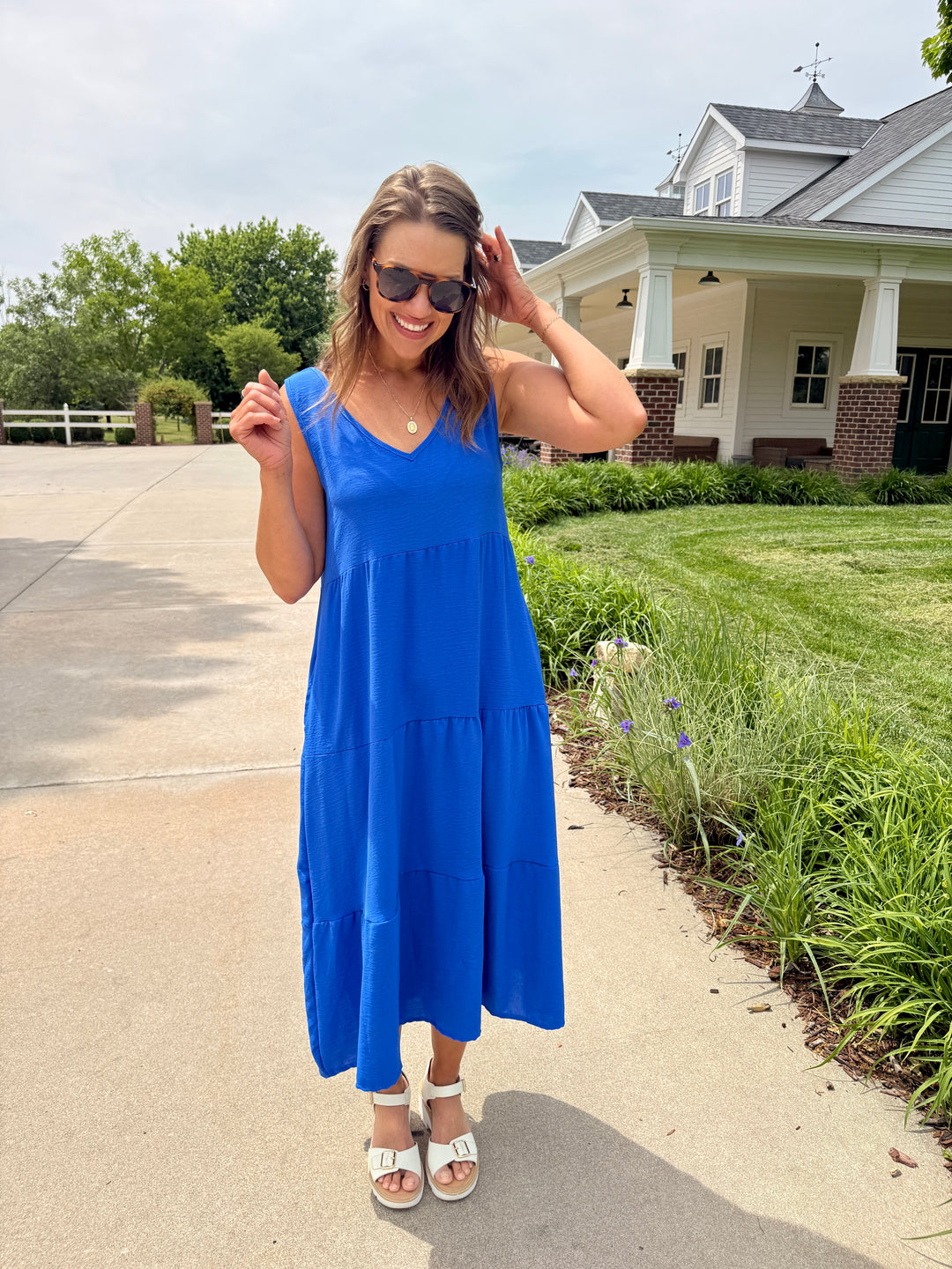 Avery Air Flow Tiered Maxi Dress