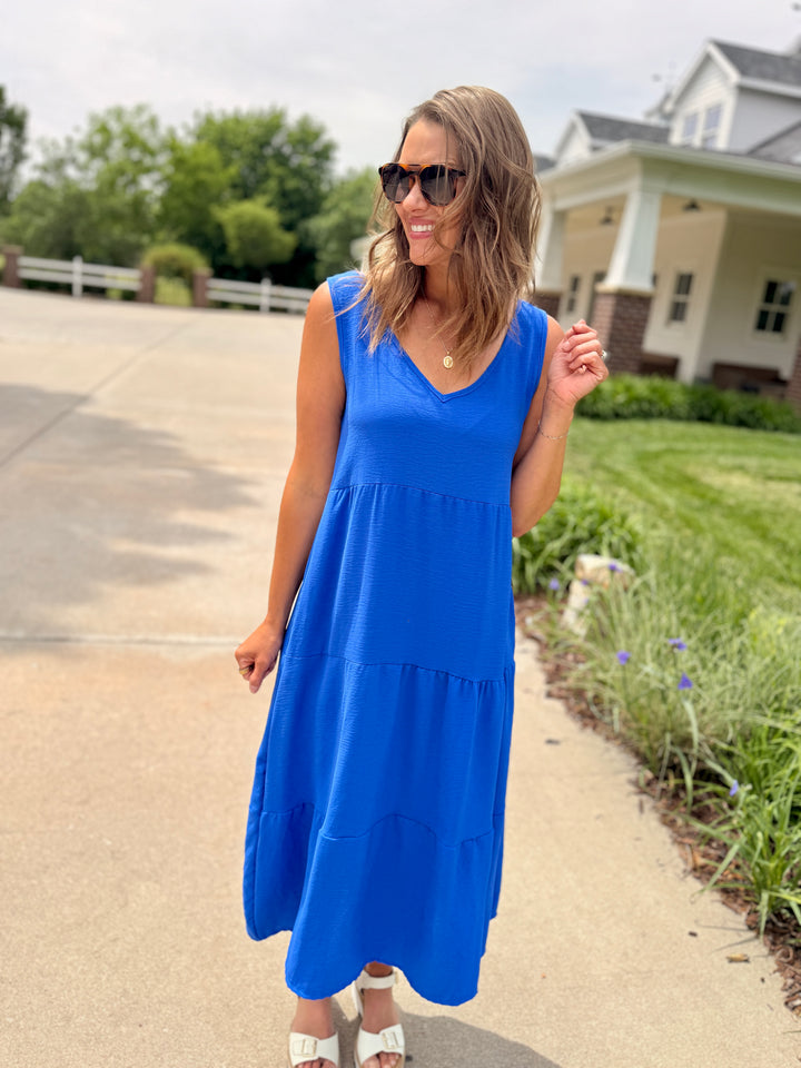 Avery Air Flow Tiered Maxi Dress