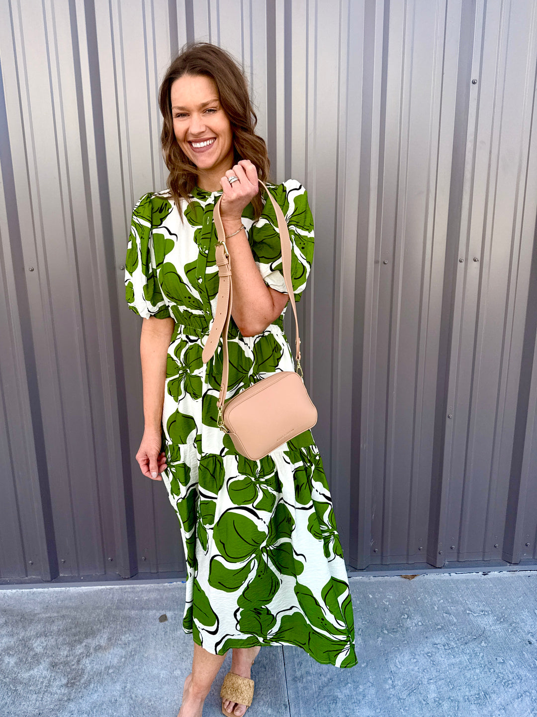 The Color Crush Puff Sleeve Dress