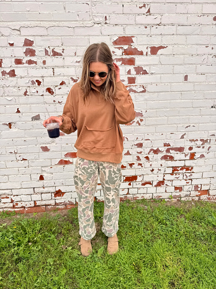 Vance Pullover -Brown