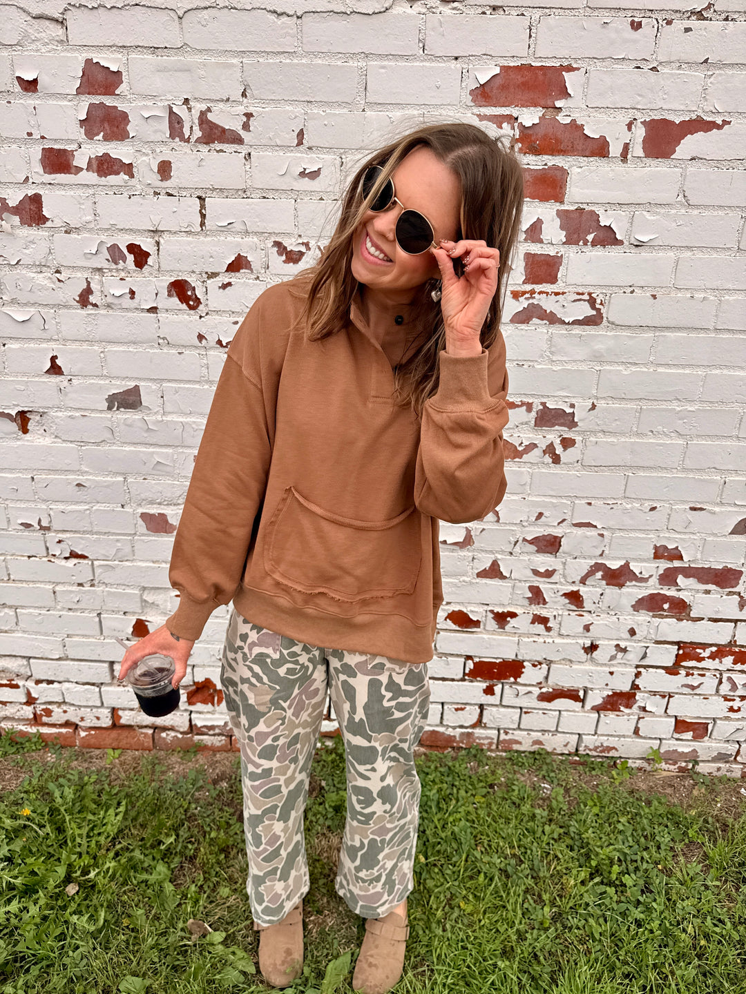 Vance Pullover -Brown