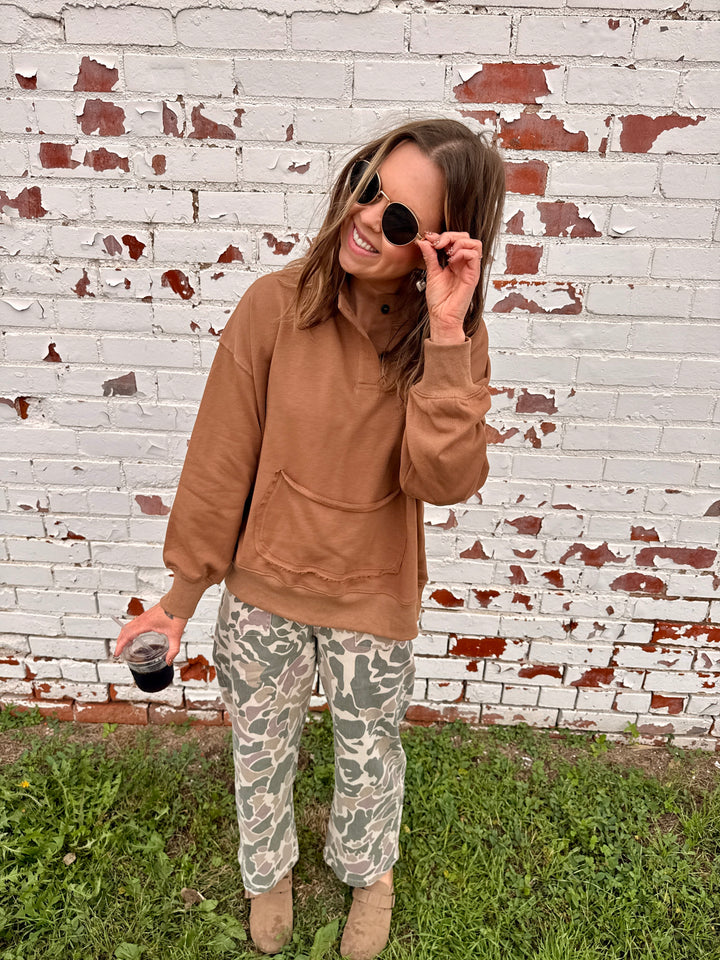 Vance Pullover -Brown