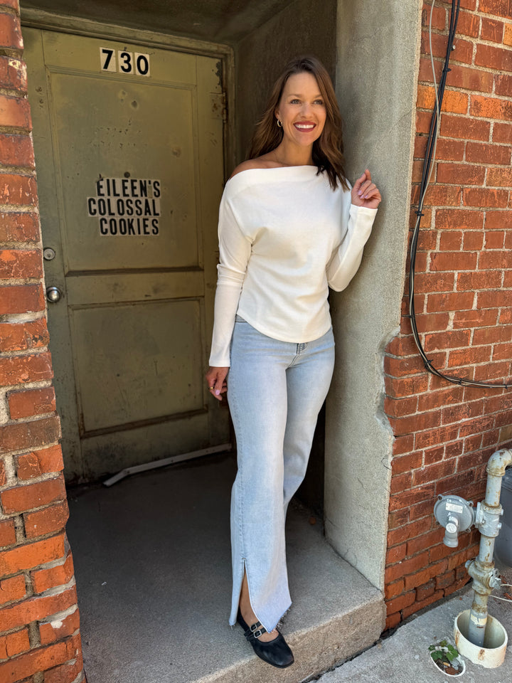 Lula Off-Shoulder Thermal Top