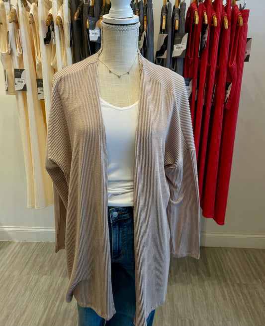 Everyday Cardigan-Dusty Pink- Large