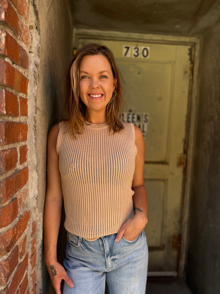 The Harper Rib-Knit Sweater