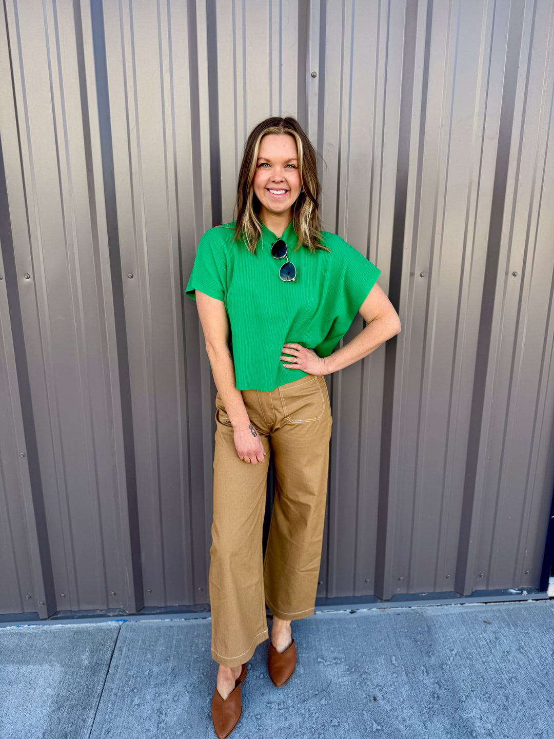 The Parker Sweater - Green