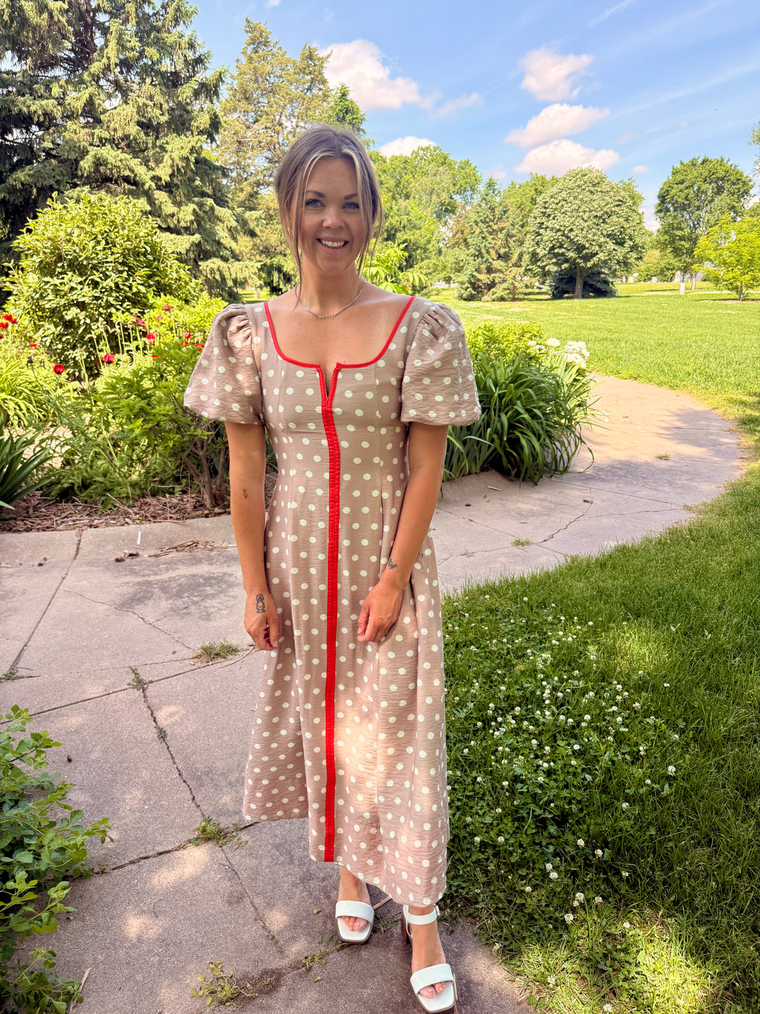 Lydia Dot Dress