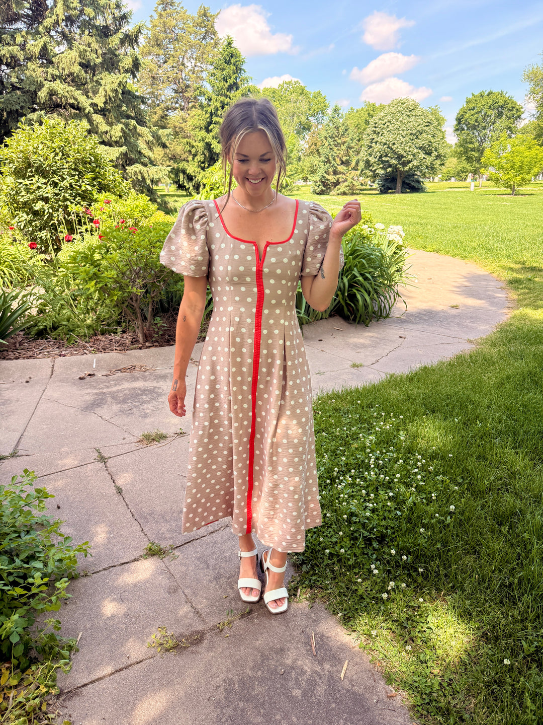 Lydia Dot Dress